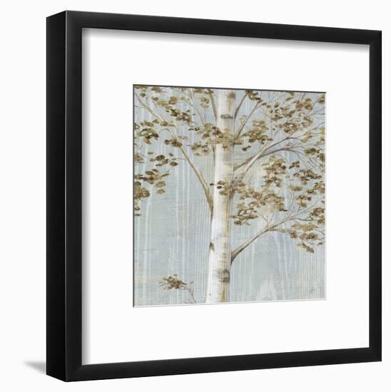 Birch Study II-Daphné B-Framed Art Print