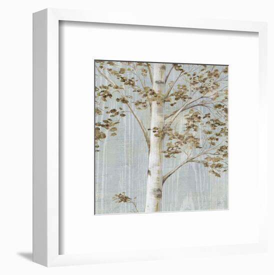 Birch Study II-Daphné B-Framed Art Print