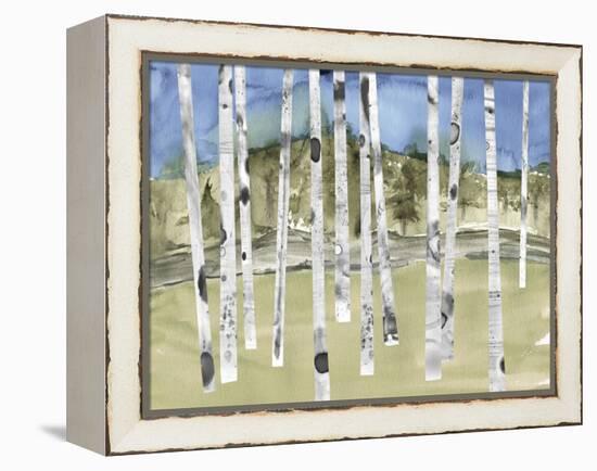 Birch Trail-Midori Greyson-Framed Stretched Canvas