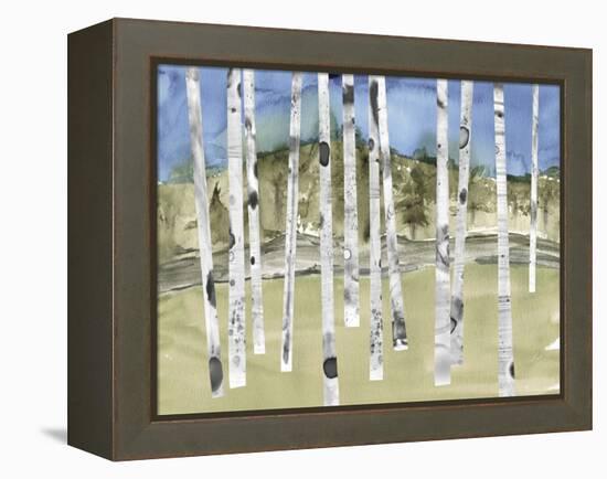 Birch Trail-Midori Greyson-Framed Stretched Canvas