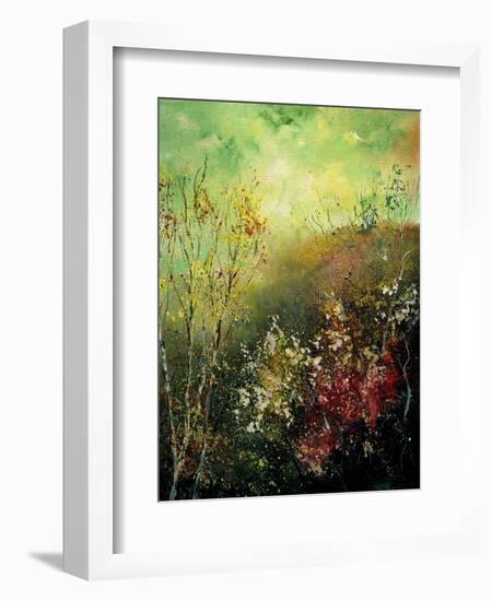 Birch Trees in Fall-Pol Ledent-Framed Art Print