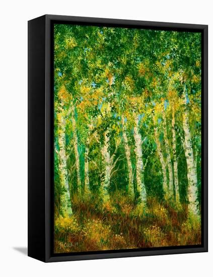 Birch Trees-Bonnie B. Cook-Framed Premier Image Canvas