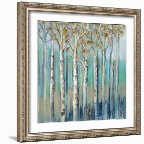 Birches at Dawn-Silvia Vassileva-Framed Art Print