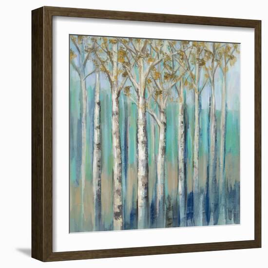 Birches at Dawn-Silvia Vassileva-Framed Art Print