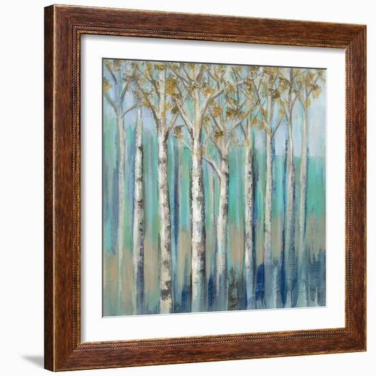 Birches at Dawn-Silvia Vassileva-Framed Art Print