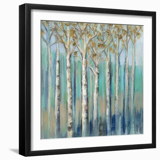 Birches at Dawn-Silvia Vassileva-Framed Art Print