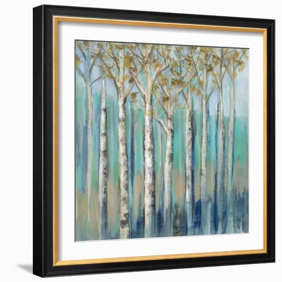 Birches at Dawn-Silvia Vassileva-Framed Art Print