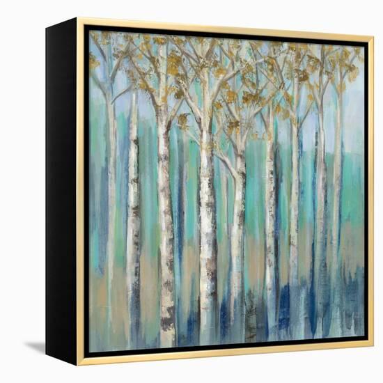 Birches at Dawn-Silvia Vassileva-Framed Stretched Canvas