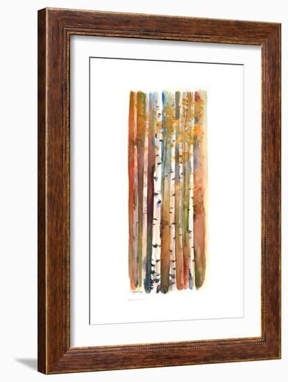 Birches in Autumn, 2013-John Keeling-Framed Giclee Print