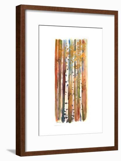 Birches in Autumn, 2013-John Keeling-Framed Giclee Print