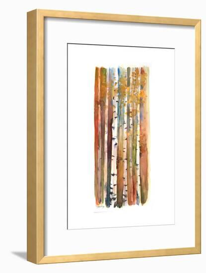 Birches in Autumn, 2013-John Keeling-Framed Giclee Print