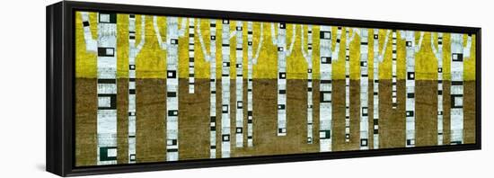 Birches in Fall-Michelle Calkins-Framed Stretched Canvas