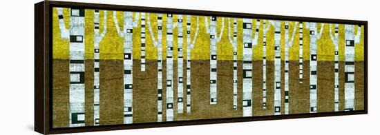 Birches in Fall-Michelle Calkins-Framed Stretched Canvas