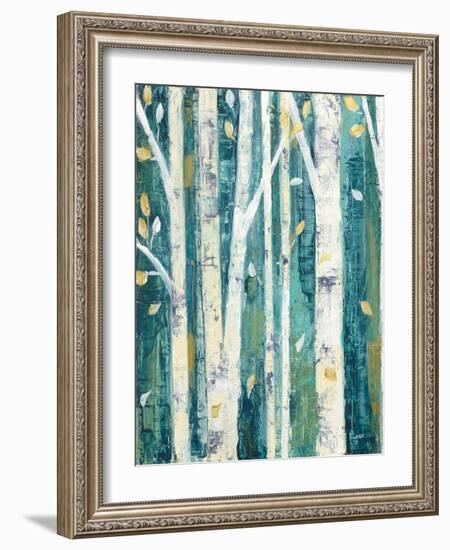 Birches in Spring II-Julia Purinton-Framed Art Print