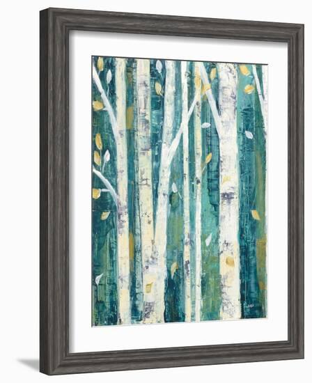 Birches in Spring II-Julia Purinton-Framed Art Print