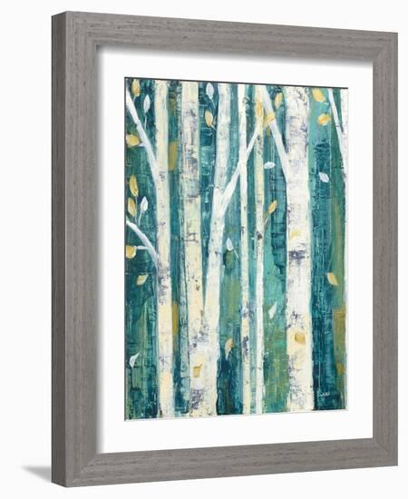 Birches in Spring II-Julia Purinton-Framed Art Print