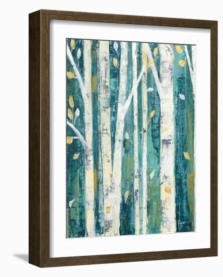 Birches in Spring II-Julia Purinton-Framed Art Print