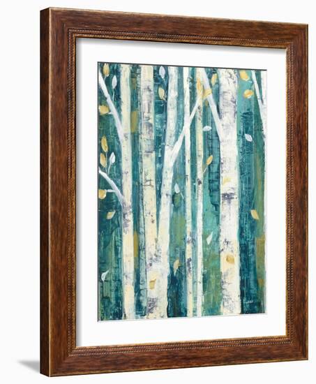 Birches in Spring II-Julia Purinton-Framed Art Print