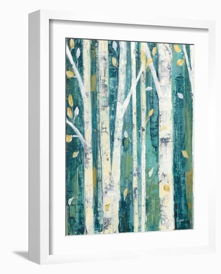 Birches in Spring II-Julia Purinton-Framed Art Print