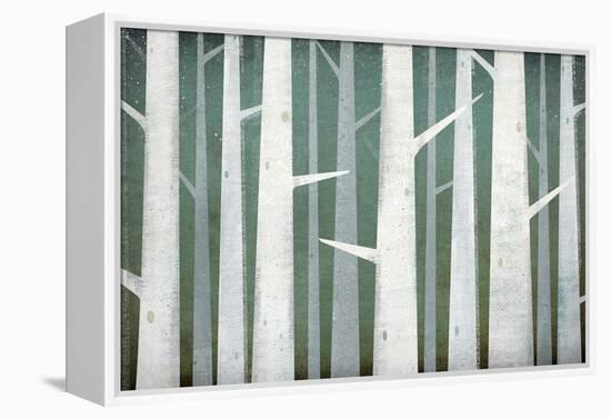 Birches Winter Woods I-Ryan Fowler-Framed Stretched Canvas