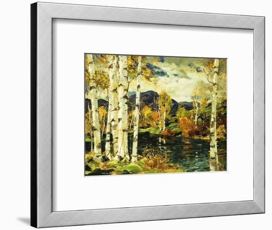 Birches-Jonas Lie-Framed Giclee Print