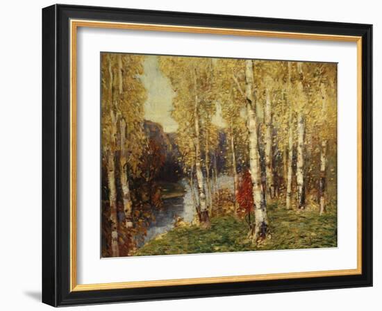 Birches-Eug?ne Boudin-Framed Giclee Print