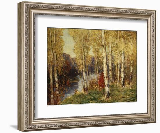 Birches-Eug?ne Boudin-Framed Giclee Print