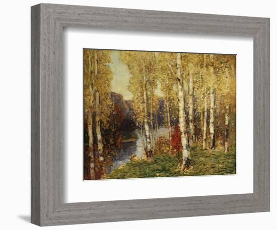 Birches-Eug?ne Boudin-Framed Giclee Print