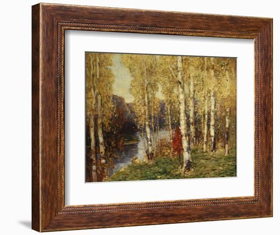Birches-Eug?ne Boudin-Framed Giclee Print