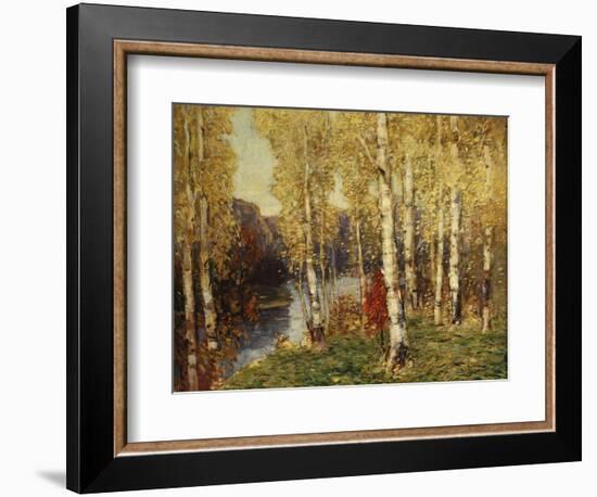 Birches-Eug?ne Boudin-Framed Giclee Print