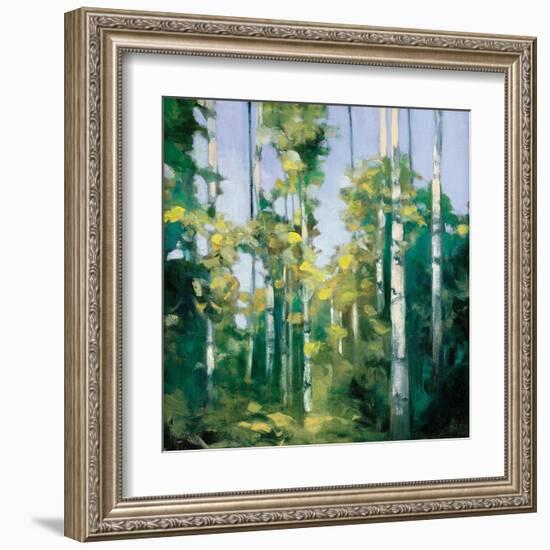 Birches-Julia Purinton-Framed Art Print