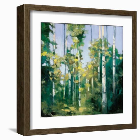 Birches-Julia Purinton-Framed Art Print