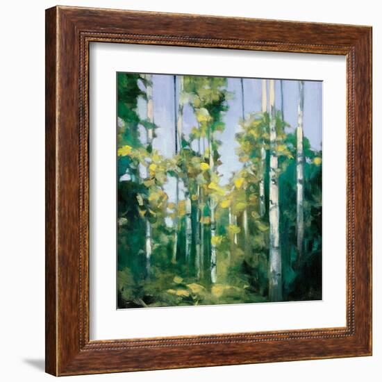 Birches-Julia Purinton-Framed Art Print