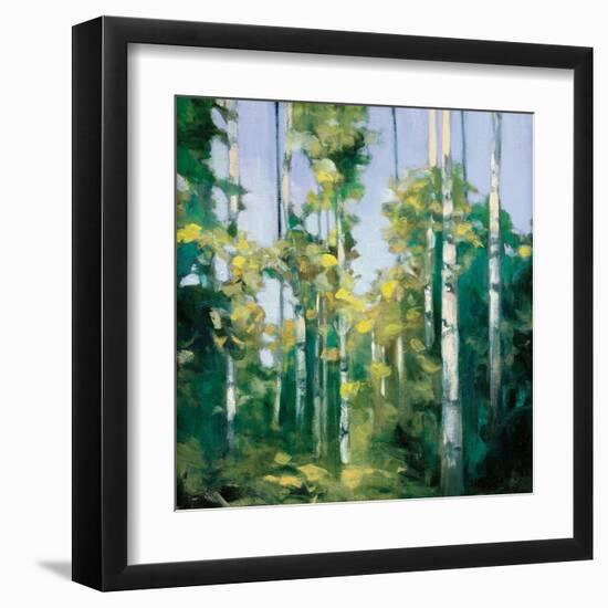 Birches-Julia Purinton-Framed Art Print