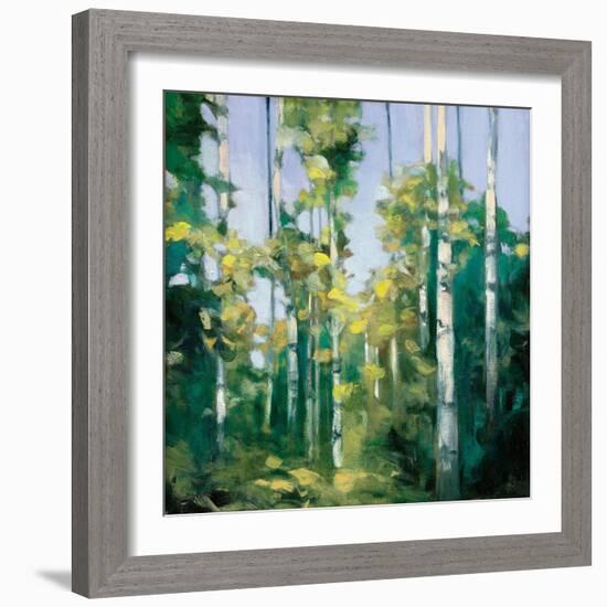 Birches-Julia Purinton-Framed Art Print