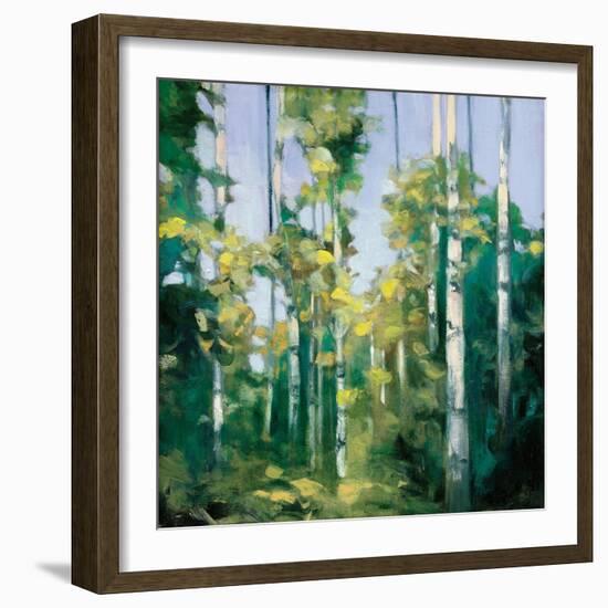 Birches-Julia Purinton-Framed Art Print