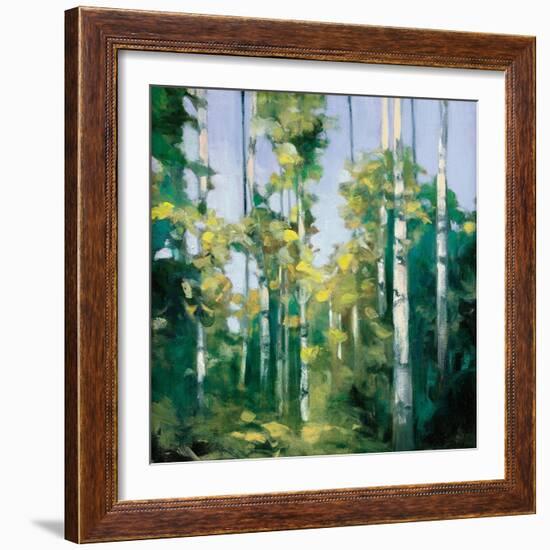 Birches-Julia Purinton-Framed Art Print