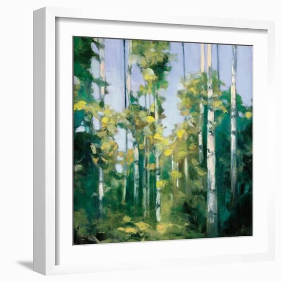 Birches-Julia Purinton-Framed Art Print