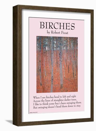 Birches-null-Framed Art Print