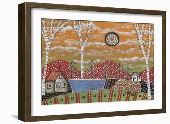 Birches-Karla Gerard-Framed Giclee Print