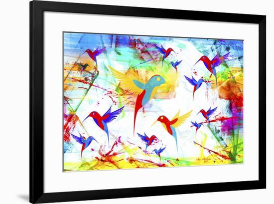 Bird Abstract-Ata Alishahi-Framed Giclee Print