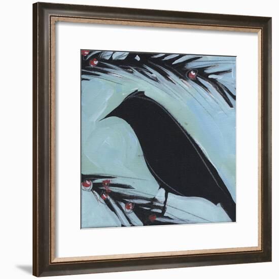 Bird And Berries 4-Tim Nyberg-Framed Giclee Print