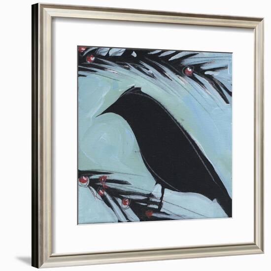 Bird And Berries 4-Tim Nyberg-Framed Giclee Print