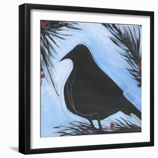 Bird And Berries 8-Tim Nyberg-Framed Giclee Print