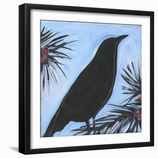 Bird And Berries 9-Tim Nyberg-Framed Giclee Print
