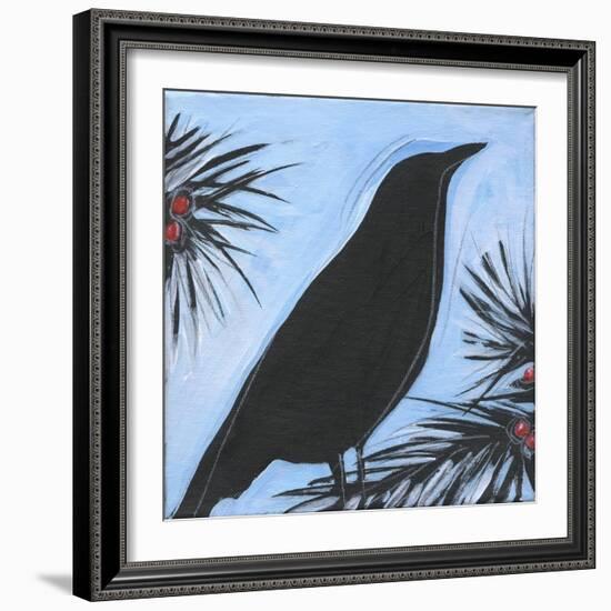 Bird And Berries 9-Tim Nyberg-Framed Giclee Print