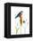 Bird and Honey Bee Print-Blenda Tyvoll-Framed Stretched Canvas