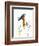 Bird and Honey Bee Print-Blenda Tyvoll-Framed Art Print