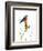 Bird and Honey Bee Print-Blenda Tyvoll-Framed Art Print