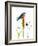 Bird and Honey Bee Print-Blenda Tyvoll-Framed Art Print